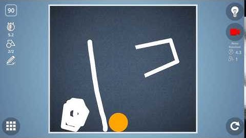 Check out how I solved level 90 in Brain It On! #BrainItOn