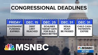 Congress Facing Multiple December Deadlines As Shutdown Looms