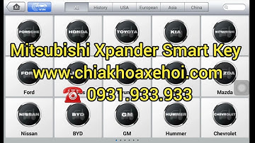 Mitsubishi Xpander add Smart Key - Autel IM508 KM100