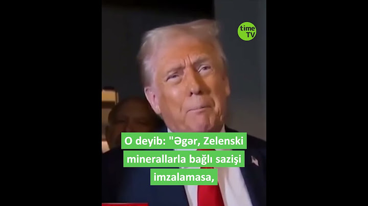 Tramp Zelenskini hədələdi
