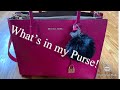 What’s in My Purse?! Michael Kors Mercer Tote