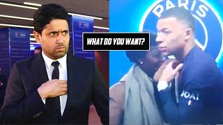 Insane FIGHT between Kylian MBAPPE and Nasser AL-KHELAIFI took place at PSG! Football NEWS