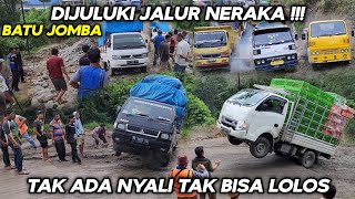 Nicknamed Hell's Path!!! Only drivers with high courage can overcome the climb of Batu Jomba