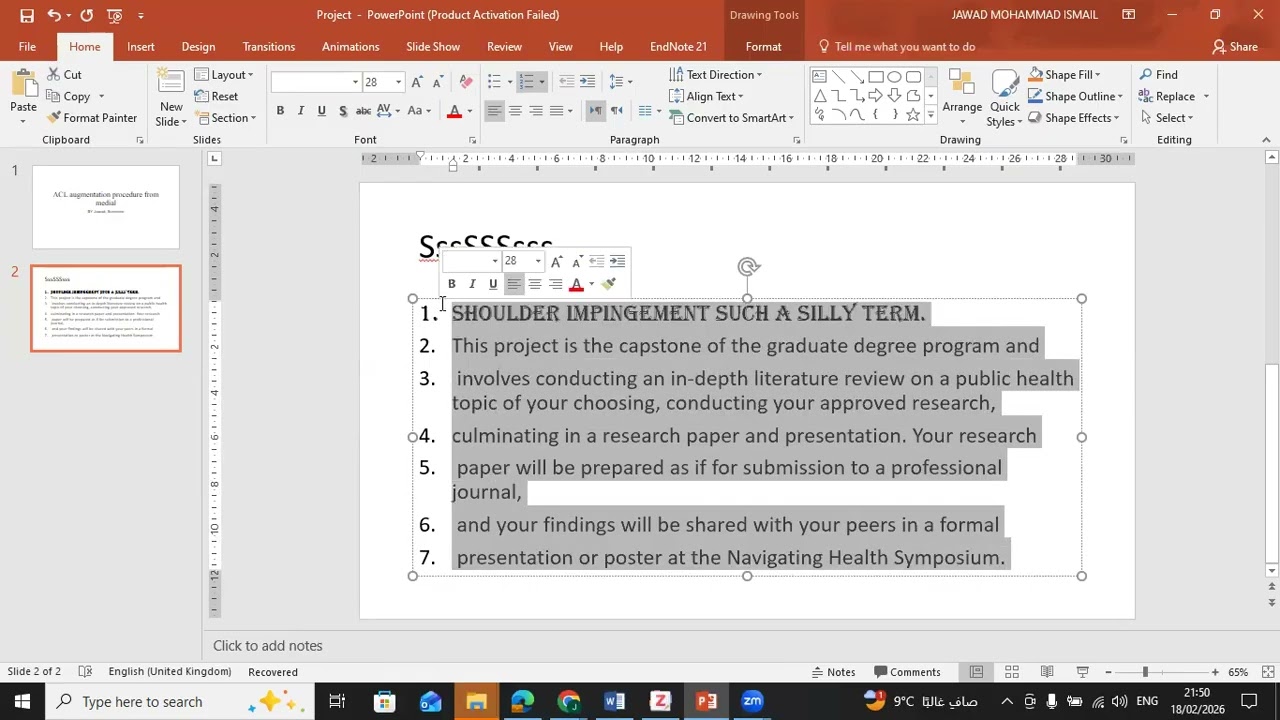 Research Project Part 2