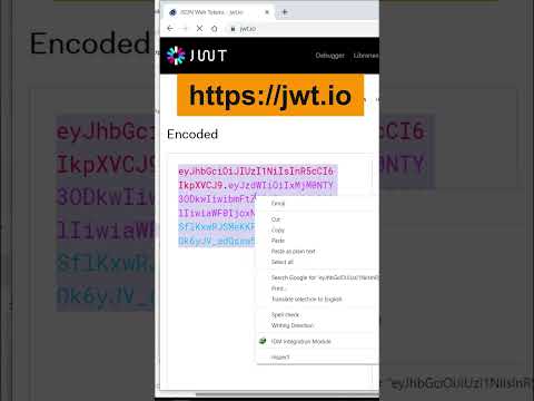 How to see content of a JWT ( Json Web Token ) ?