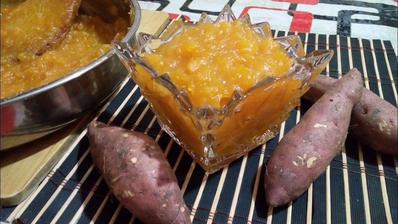 وصفة خاصة و سهلة و جد ناجحة لمربى البطاطا الحلوة