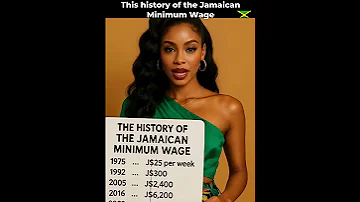 The History Of Jamaican Minimum Wage Jamaica Minimumwage Money Economy History Jamaicanmoney 