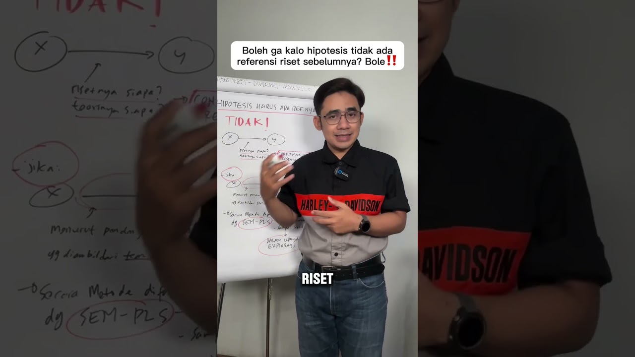Cara membuat hipotesis jika tidak ada referensi