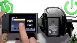 Touch LCD Screen Control: Navigation & Settings on 3-Inch Display - PANASONIC HC-VX3E-K screenshot 2