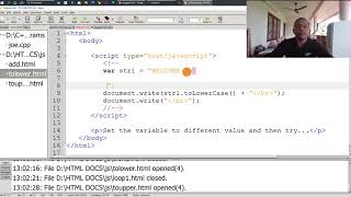 Famous toUpperCase() and toLowerCase() Javascript Built in Functions Profile