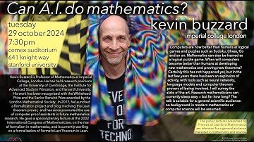 Can A.I. do mathematics? - Kevin Buzzard