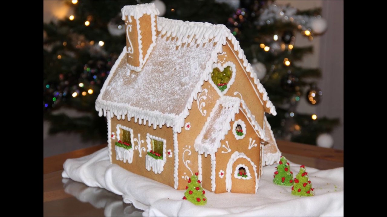 Maison en pain d'épices illuminée : tuto de Noël 