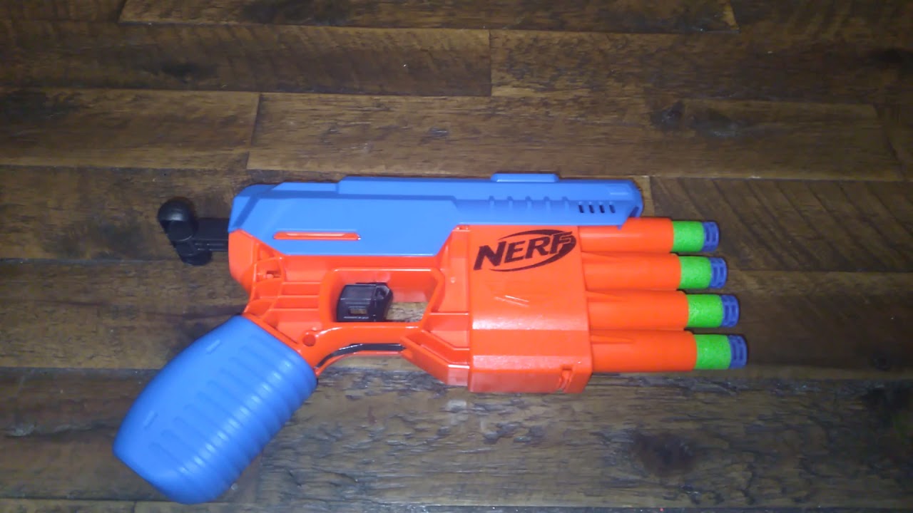 PISTOLET A FLECHETTES NERF ALPHA STRIKE CLAW QS-4 + 4 FLECHETTES ELITE  INCLUSES HASBRO