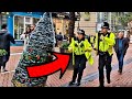 Christmas Tree Prank on Police!!! Bushman Prank