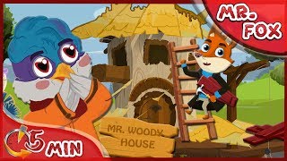 Mr Fox | Woody Woodpecker Roof | Bedtime Stories | Stories for Kids [4K]