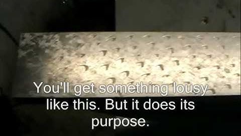 The (unmastered) art of flaking (decorative scraping)