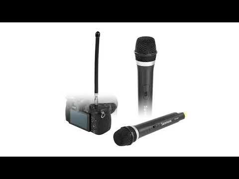 Saramonic SR-WM4CA Portable Wireless VHF Handheld Microphone System for Canon Nikon DSLR Camera Vid