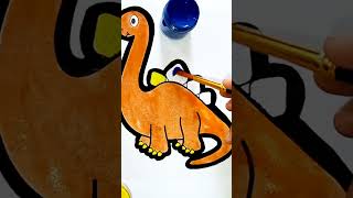 mewarnai gambar dinosaurus