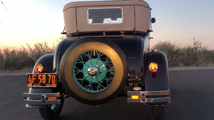 Period correct turn signals on a 1931 Ford Model A...