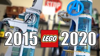 LEGO AVENGERS TOWER Comparison! (76038 vs 76166 | 2015 vs 2020)