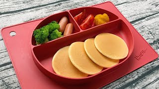 サラリーマンが休日に作る娘の朝ごはん【パンケーキとその他】