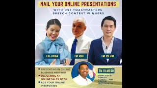 Nail your Online Presentations with Toastmasters District 97