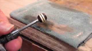 Making wooden beads with a Dremel