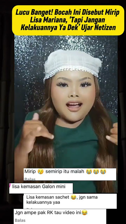 Bocah Viral Disebut Mirip Lisa Mariana, Netizen: Lucu Banget Tapi Jangan Kelakuannya Ya Dek