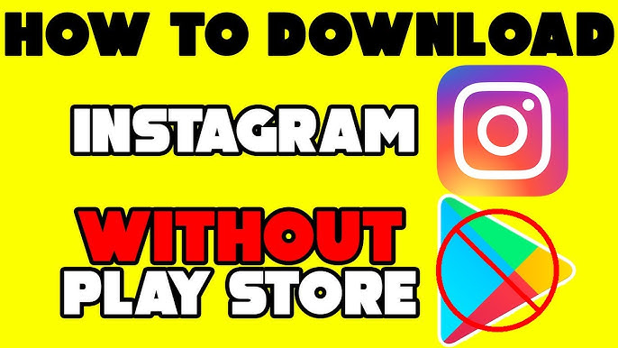 Você não pode instalar baixar o Instagram do Google playstore