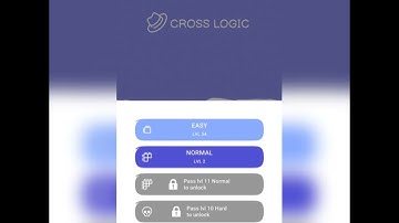 Cross Logic Game | EASY LEVEL | Level 34, 35, 36, 37, 38 | *Solution*