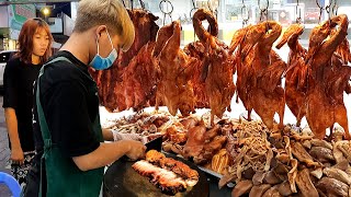 Roast Ducks, Pork BBQ & Braised - The Taste Make By a Chinese Guy - Cambodian Street Food