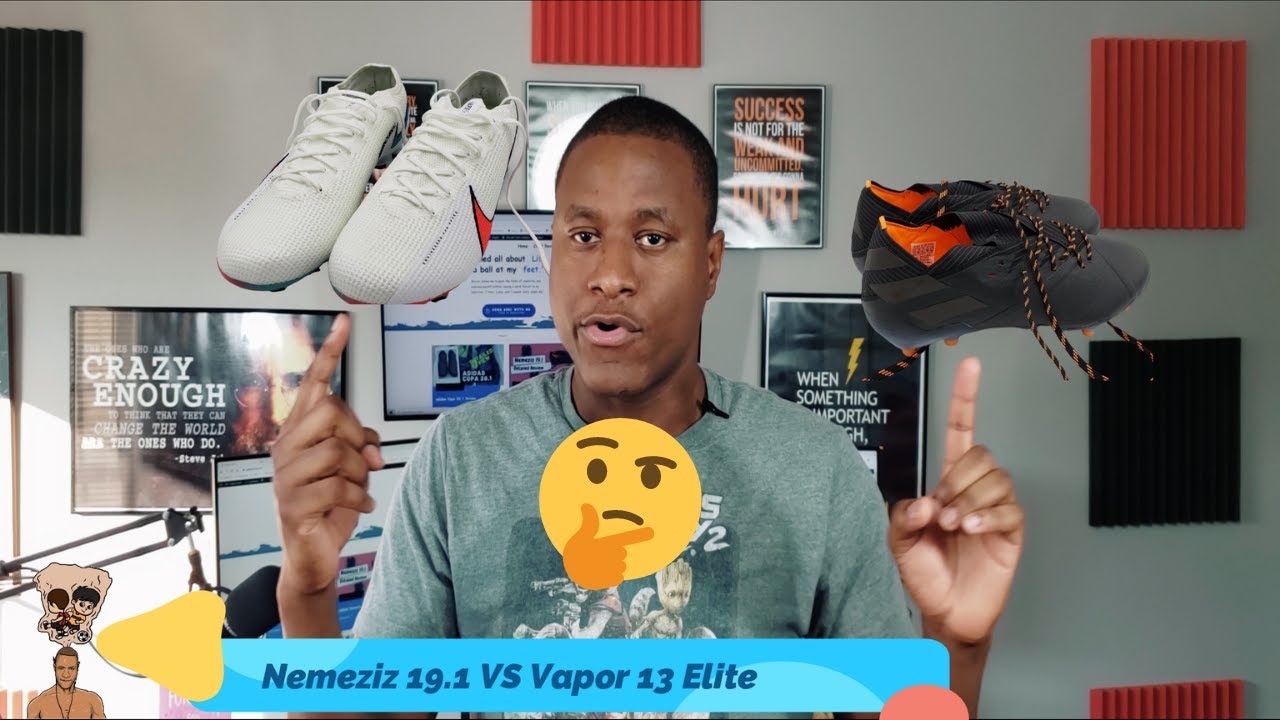 verano audible árbitro Adidas Nemeziz 19.1 VS Nike Mercurial Vapor 13 Elite - YouTube