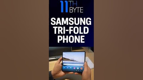 Samsung Tri‑Fold Phone — Real Prototype Reveal! (2025)