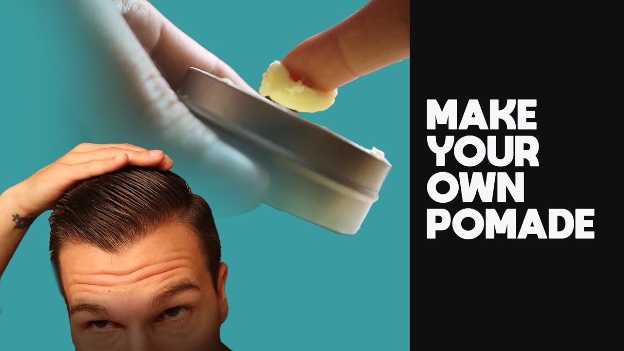 DIY Hair Pomade - How to make a natural oil based hair pomade at HOME! - YouTube