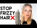 HOW TO TAME FRIZZY HAIR - ONE PRODUCT - Living Proof Hair Review (no flyaways)