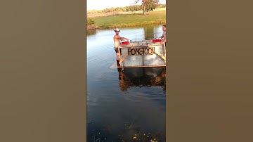 Floating beer pong table, the pongtoon