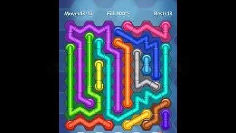 Pipe Lines: Hexa Size 11 Mania Level 91-100 Solution