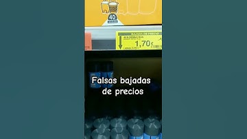 cuidado al.comprar en supermercado Mercadona engaña, ponen precios rebajados falsos  #mercadona