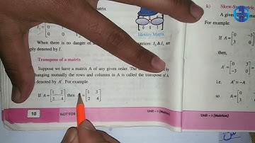 Exercise 1.2 || Types Of Matrix || Class 9th Mathematics || part 2 || SLO Based || ETEA SMASHER ||