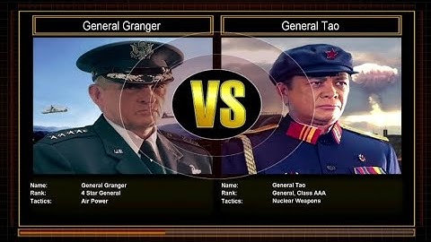 Zero Hour Shockwave Challenge: Air Force General VS Nuke General