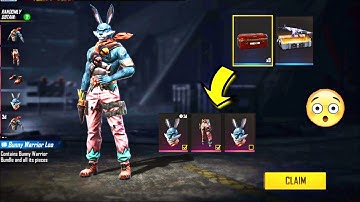 BUNNY BUNDLE CLAIM FREE FIRE - para SAMSUNG A3,A5,A6,A7,J2,J5,J7,S5,S6,S7,S9,A10,A20,A30,A50,A70