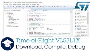 Time of Flight VL53L1X: Download, Compile, Debug screenshot 3