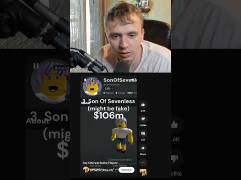 Top 5 RICHEST Roblox Players 💸🤑 #roblox #shorts