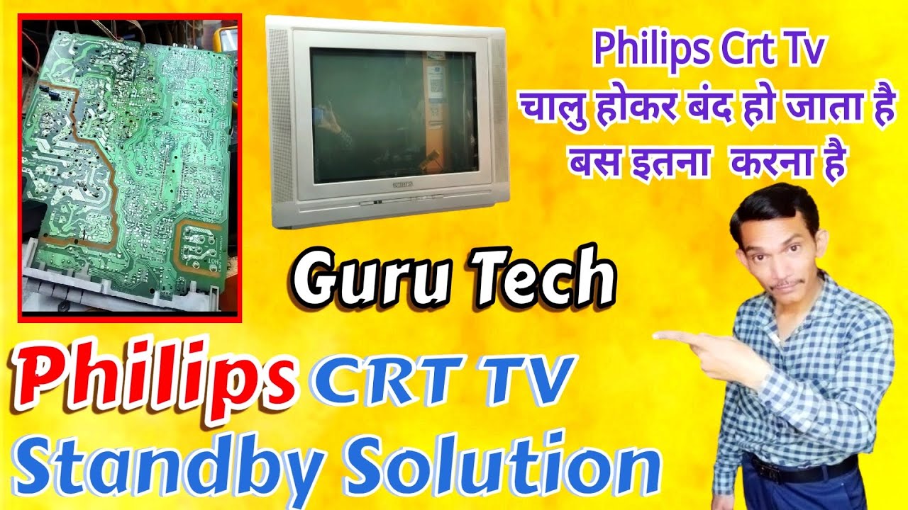 Philips Crt Tv Standby Solution | How to exit from standby philips crt ...