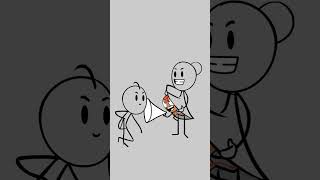 Funny Stickman Fight 😂 | Megaphone Battle Gone Wrong 🤣 #Shorts #funny sti man #stickman