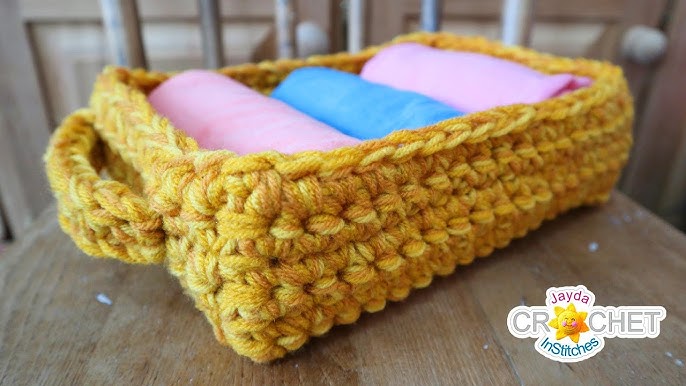 A Touch of Scallop – Crochet Basket Pattern