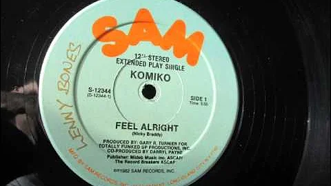 Komiko  - Feel alight. 1982  (12" Soul/funk)