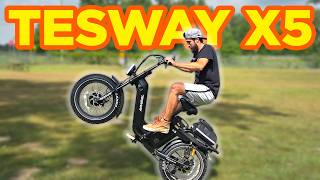 Riding The Tesway X5 Awd Step-thru Electric Bike: Real World Impressions!