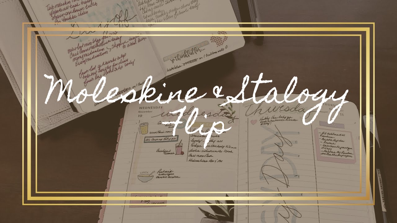 Moleskine Daily Planner and A6 Stalogy Flip || EDC