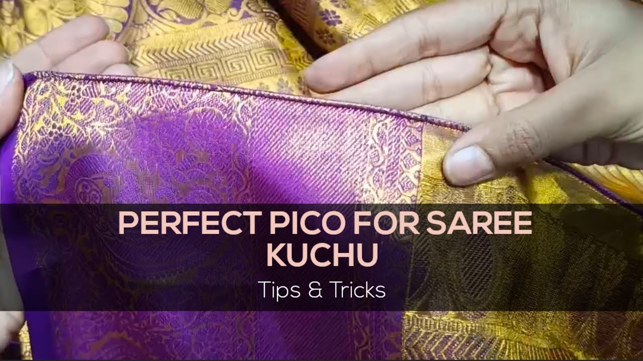 Perfect pico for saree kuchu design💥| Tips & Tricks for beginners🥳 | Sony Creative Designer